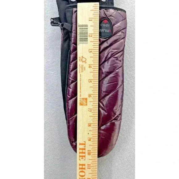 Pajar NWT 2 pair Women's Susan Quilted Mitten Oxblood Size XS/SM - Picture 5 of 12